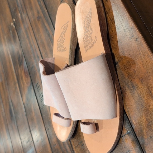 Ancient Greek Ligia Sandals Blush Leather - Picture 5 of 8